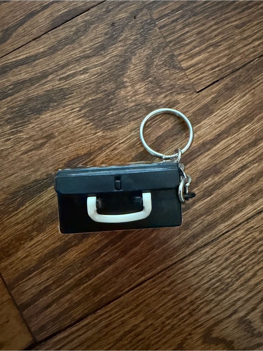 Vintage 1999 Mattel Barbie Black Lunchbox Keychain Mini - Picture 5 of 8